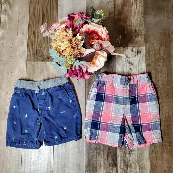 Carter's & The Children's Place Toddler Boy Casual Cotton Shorts Bundle Size 2T - Picture 1 of 14